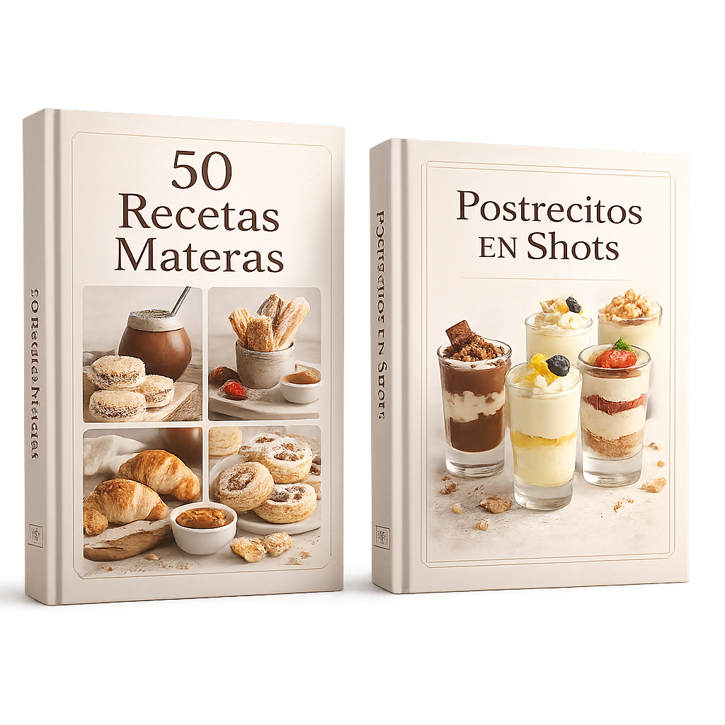 40 Recetas Materas + Postrecitos En Shot